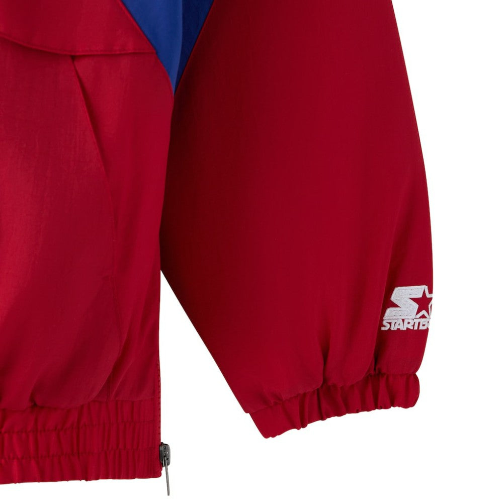 Montreal Canadiens OVO x Starter Half-Zip Hooded Jacket - Red - NHL 202034618