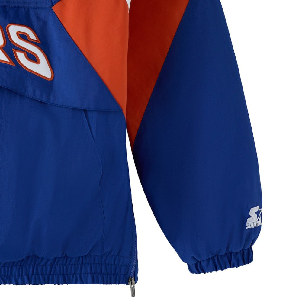 Edmonton Oilers OVO x Starter Half-Zip Hooded Jacket - Royal - NHL 202034622