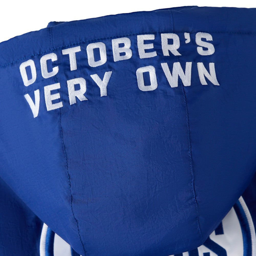 Edmonton Oilers OVO x Starter Half-Zip Hooded Jacket - Royal - NHL 202034622