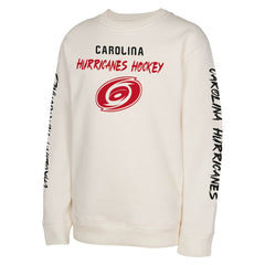 Carolina Hurricanes Youth Star Power Pullover Sweatshirt - Cream - NHL 202034692
