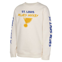 St. Louis Blues Youth Star Power Pullover Sweatshirt - Cream - NHL 202034695