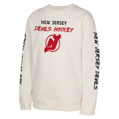 New Jersey Devils Youth Star Power Pullover Sweatshirt - Cream - NHL 202034702