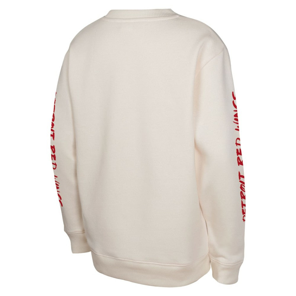 Detroit Red Wings Youth Star Power Pullover Sweatshirt - Cream - NHL 202034706