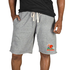 Cleveland Browns Concepts Sport Mainstream Tri-Blend Shorts Gray