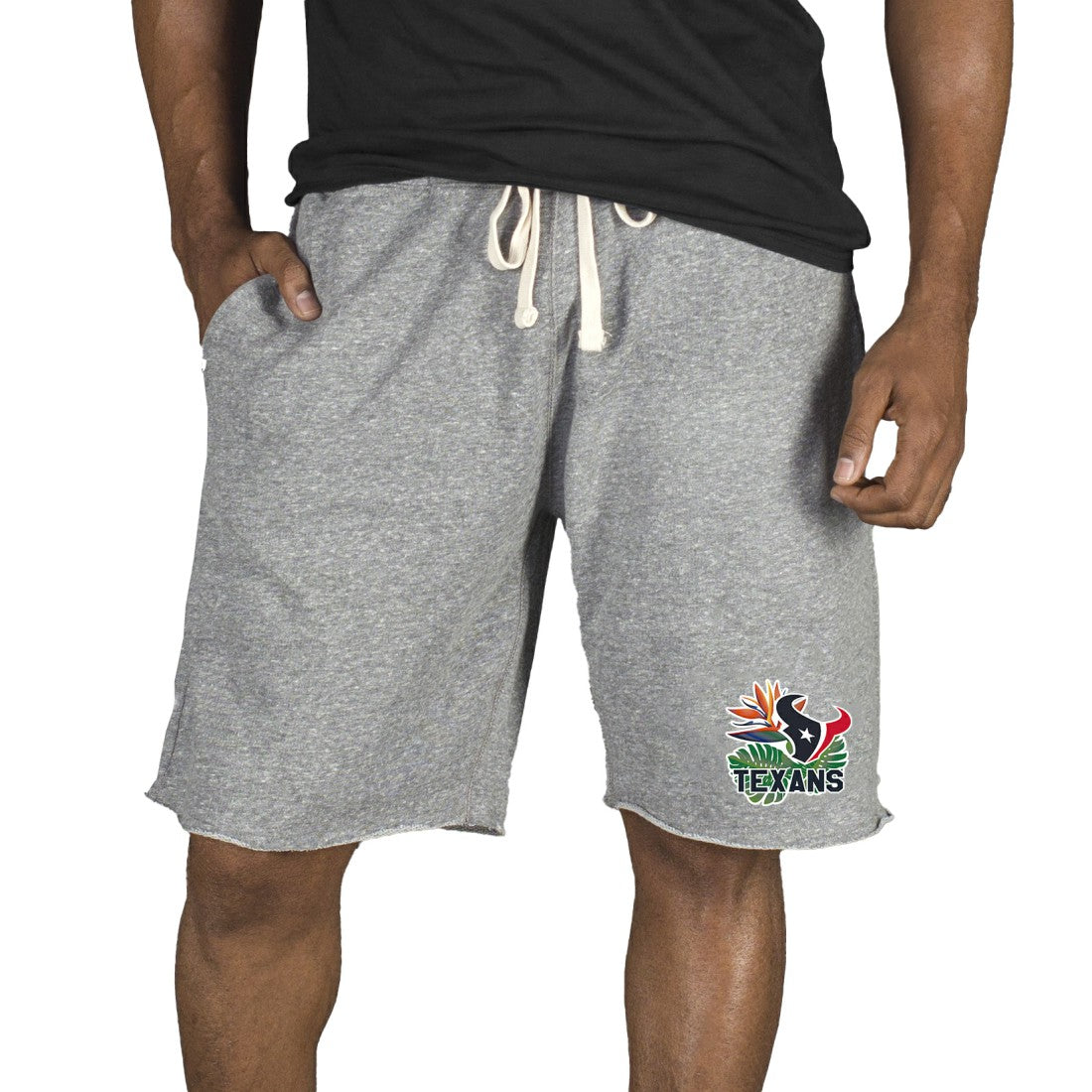 Houston Texans Concepts Sport Mainstream Tri-Blend Shorts Gray