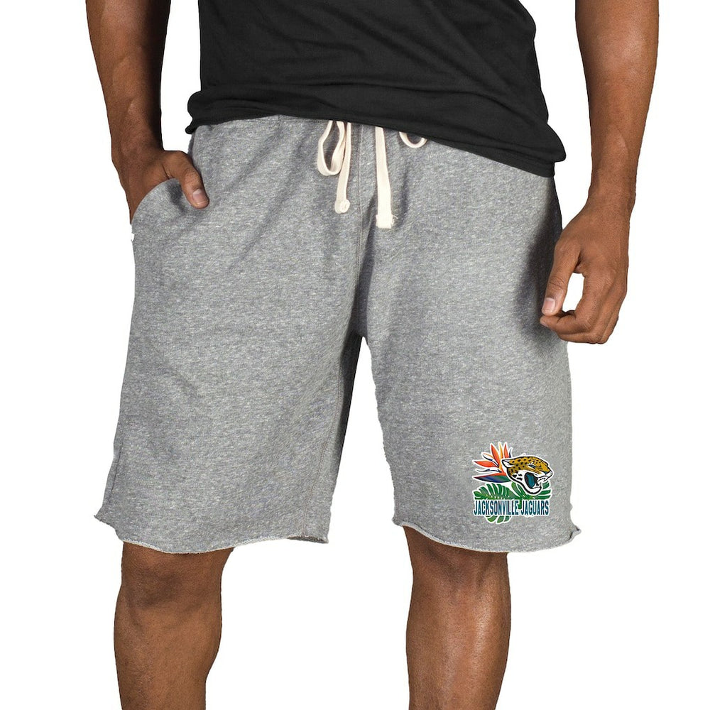 Jacksonville Jaguars Concepts Sport Mainstream Tri-Blend Shorts Gray