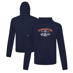 Edmonton Oilers Levelwear Anthem Ice Wall Pullover Hoodie - Navy - NHL 202038665