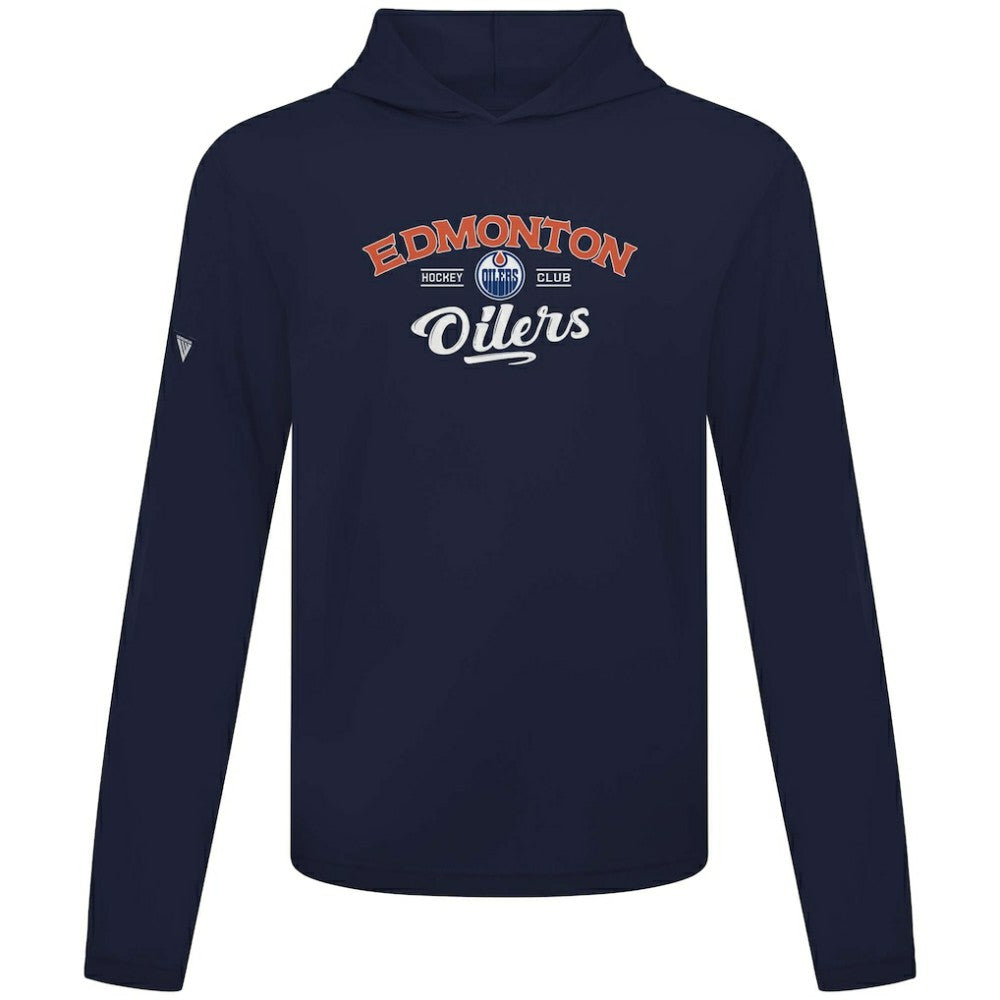 Edmonton Oilers Levelwear Anthem Ice Wall Pullover Hoodie - Navy - NHL 202038665