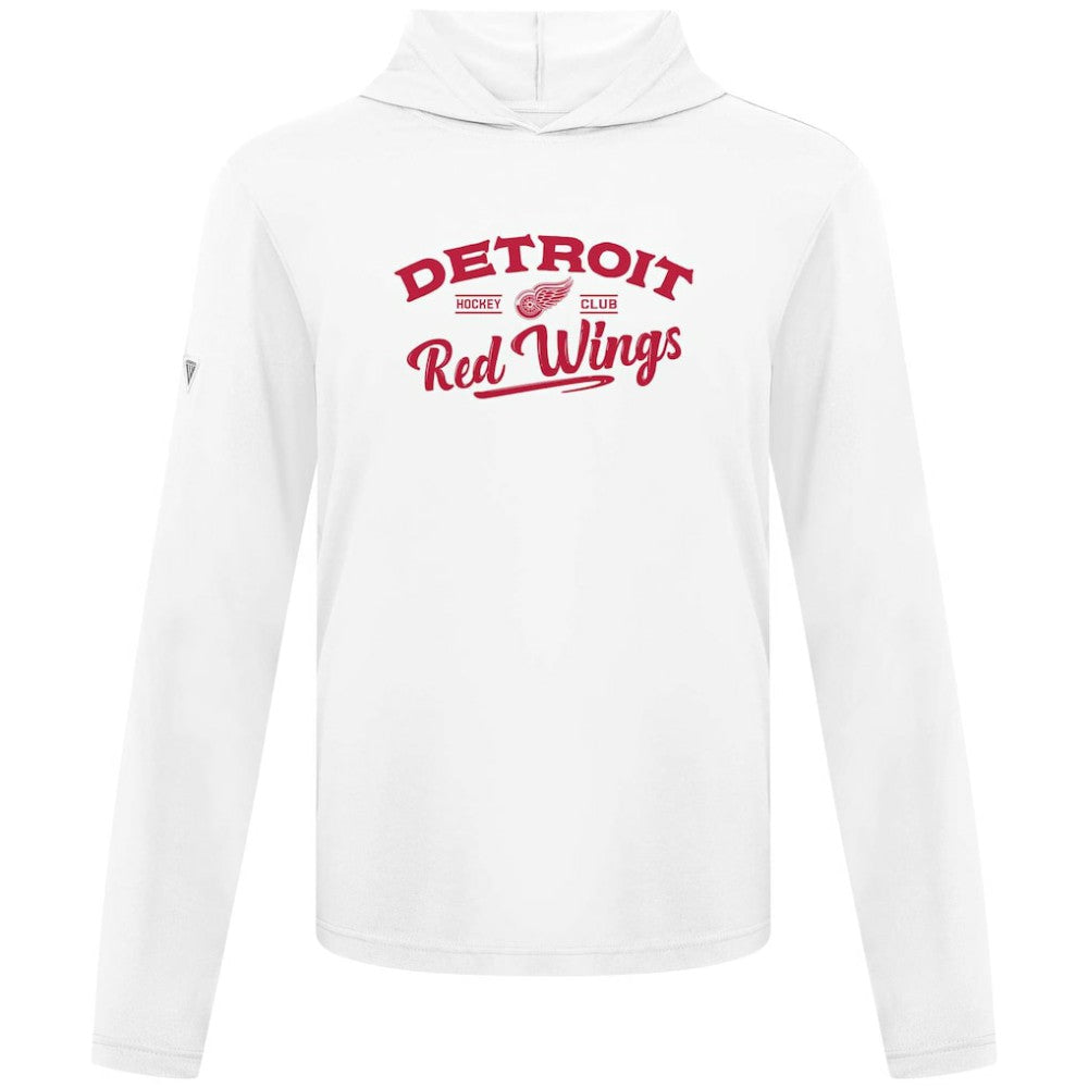 Detroit Red Wings Levelwear Anthem Ice Wall Pullover Hoodie - White - NHL 202038666
