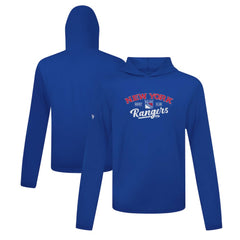 New York Rangers Levelwear Anthem Ice Wall Pullover Hoodie - Blue - NHL 202038667