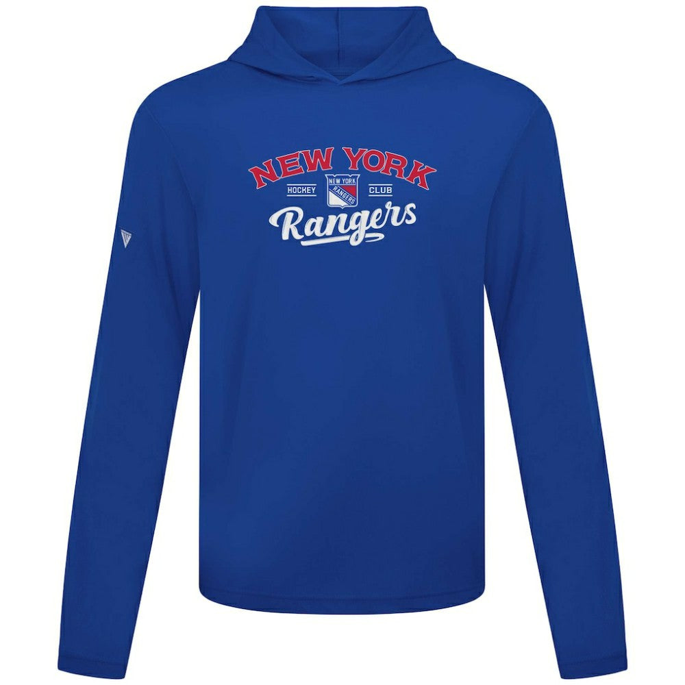 New York Rangers Levelwear Anthem Ice Wall Pullover Hoodie - Blue - NHL 202038667