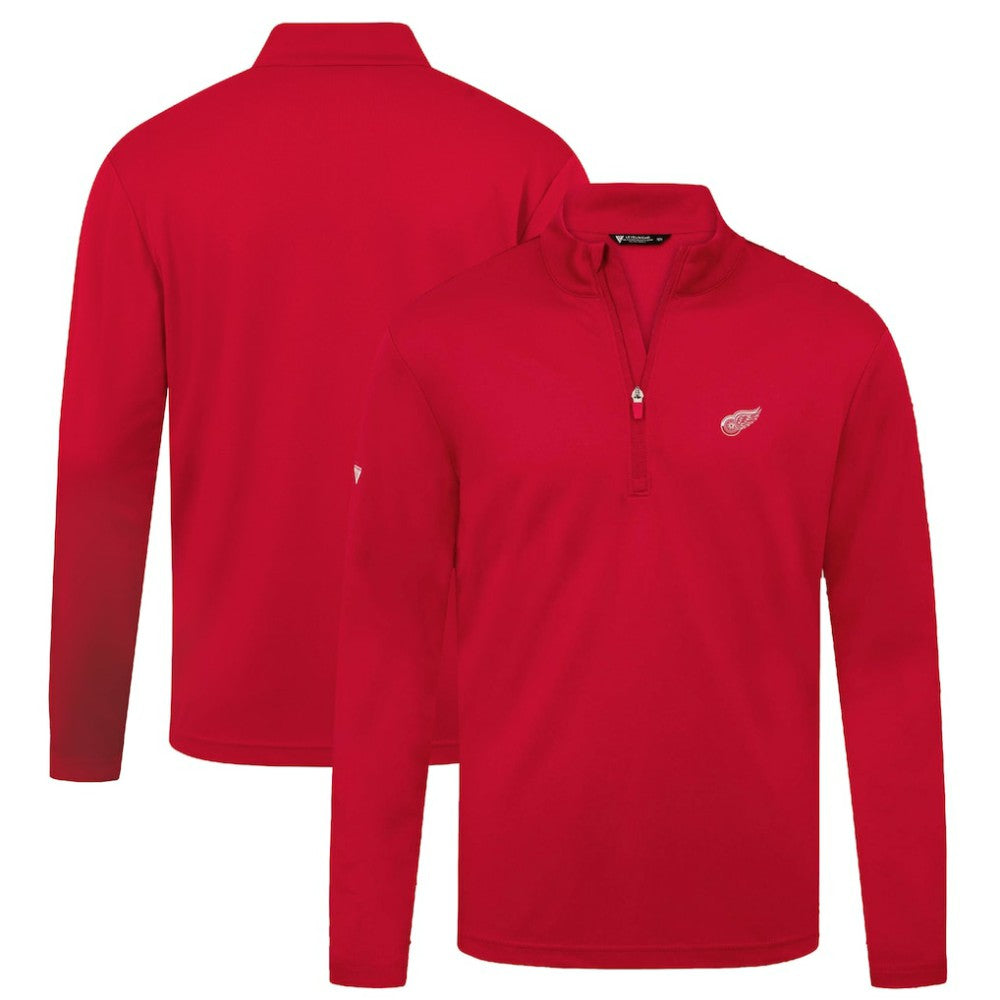 Detroit Red Wings Levelwear Heron Insignia Core Quarter-Zip Jacket - Red - NHL 202038709
