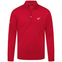 Detroit Red Wings Levelwear Heron Insignia Core Quarter-Zip Jacket - Red - NHL 202038709