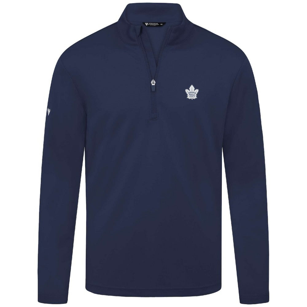 Toronto Maple Leafs Levelwear Heron Insignia Core Quarter-Zip Jacket - Navy - NHL 202038716