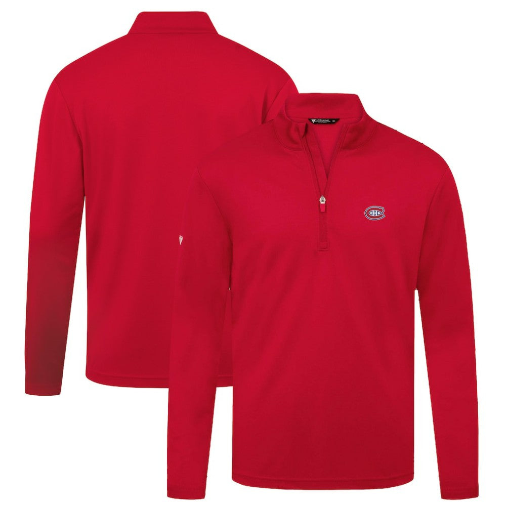Montreal Canadiens Levelwear Heron Insignia Core Quarter-Zip Jacket - Red - NHL 202038719