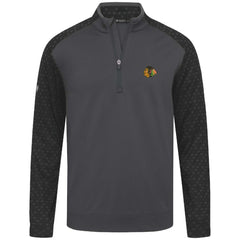 Chicago Blackhawks Levelwear Aztec Insignia Core Quarter-Zip Pullover Top - Charcoal - NHL 202038723