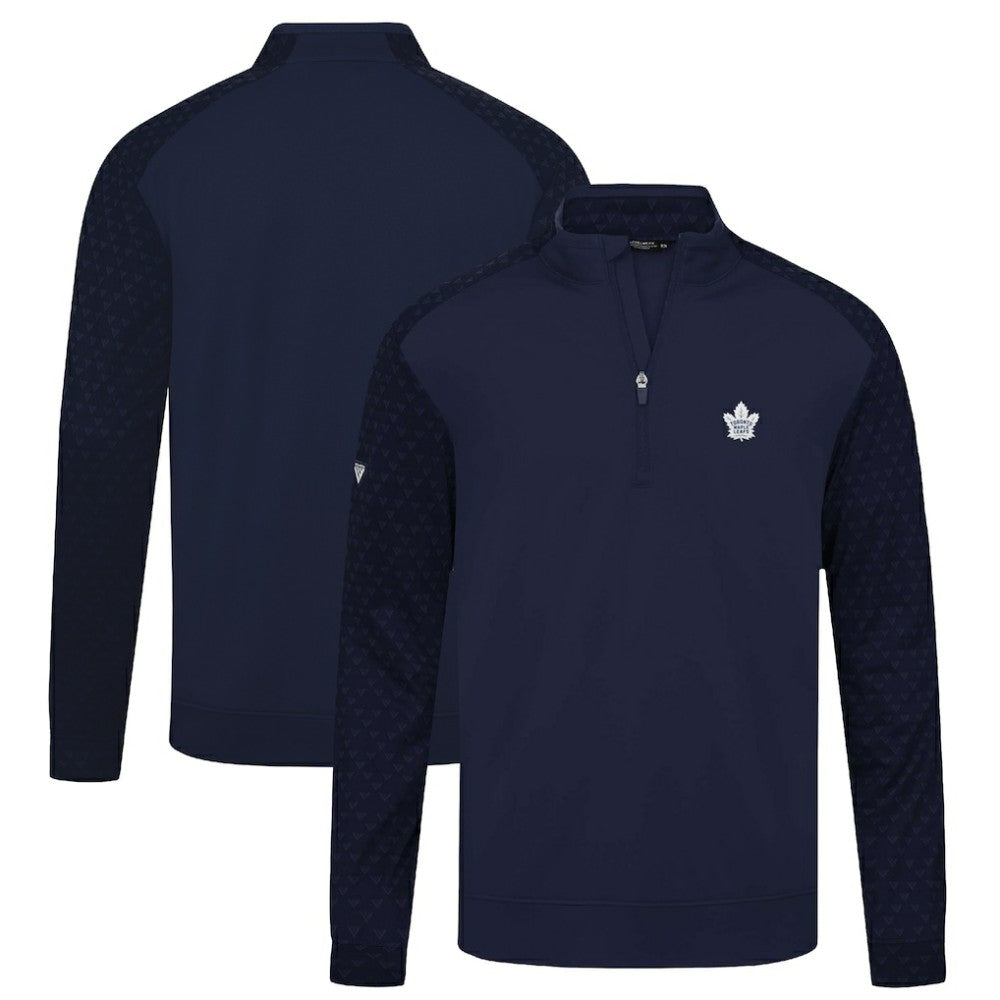 Toronto Maple Leafs Levelwear Aztec Insignia Core Quarter-Zip Pullover Top - Navy - NHL 202038740
