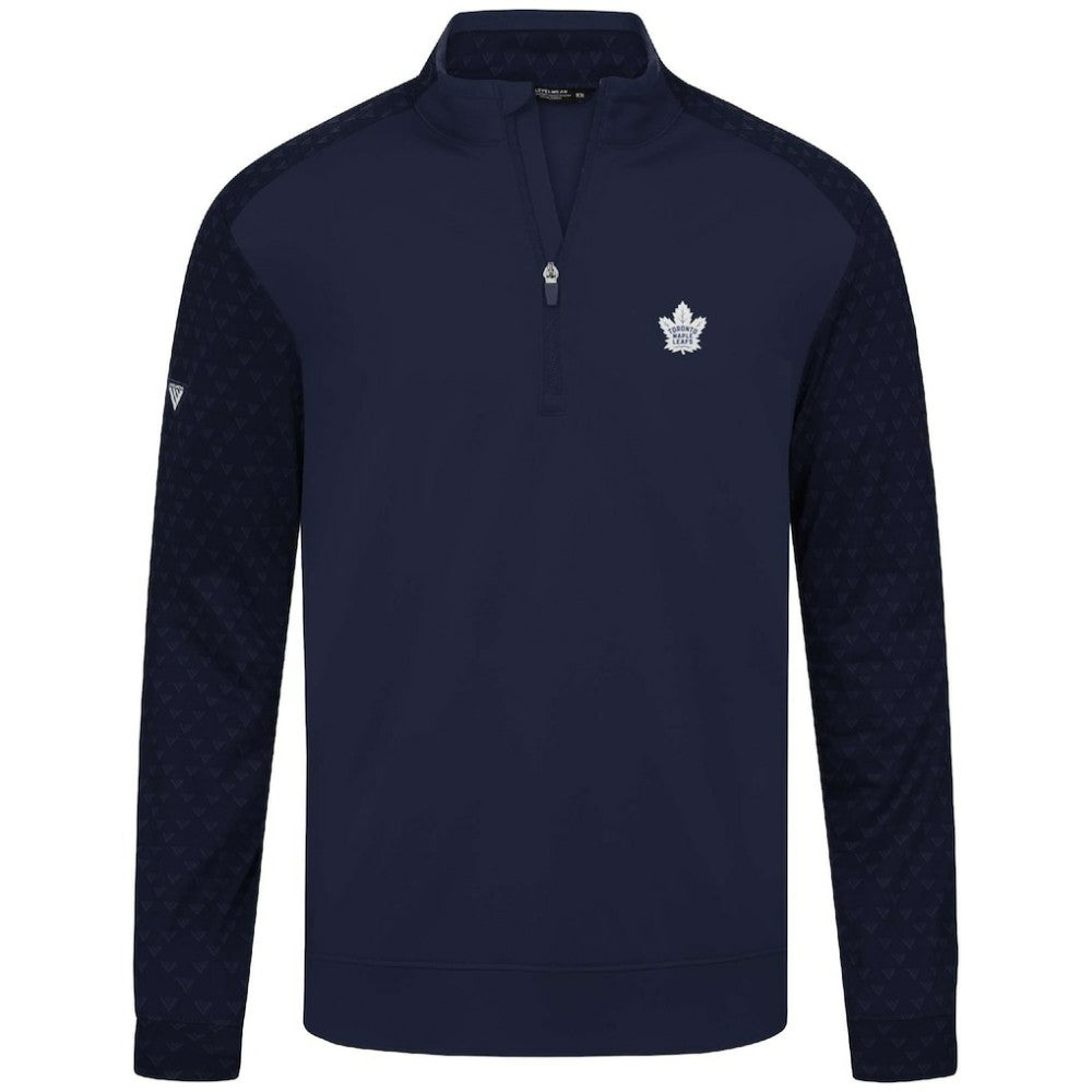 Toronto Maple Leafs Levelwear Aztec Insignia Core Quarter-Zip Pullover Top - Navy - NHL 202038740