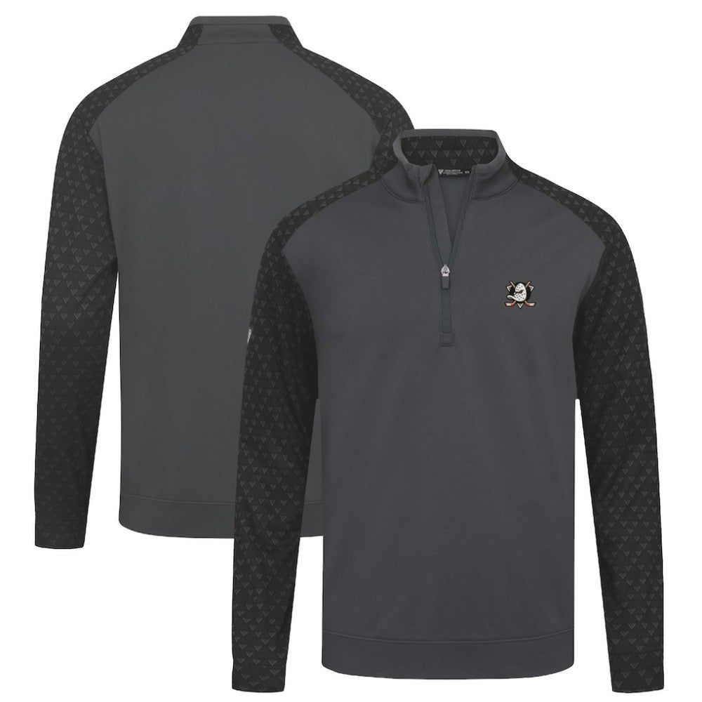 Anaheim Ducks Levelwear Aztec Insignia Core Quarter-Zip Pullover Top - Charcoal - NHL 202038750
