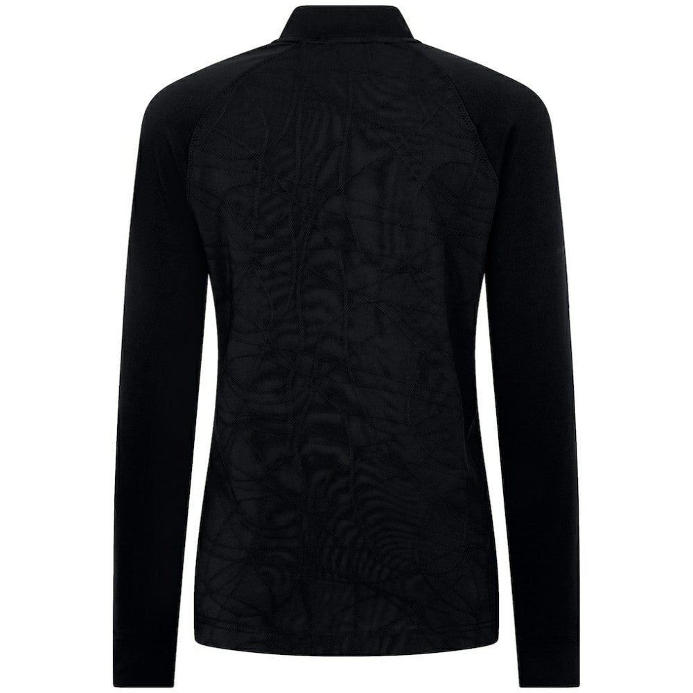 Dallas Stars Levelwear Women's Amethyst Insignia Core Quarter-Zip Jacket - Black - NHL 202038765