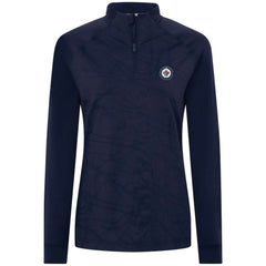 Winnipeg Jets Levelwear Women's Amethyst Insignia Core Quarter-Zip Jacket - Navy - NHL 202038768