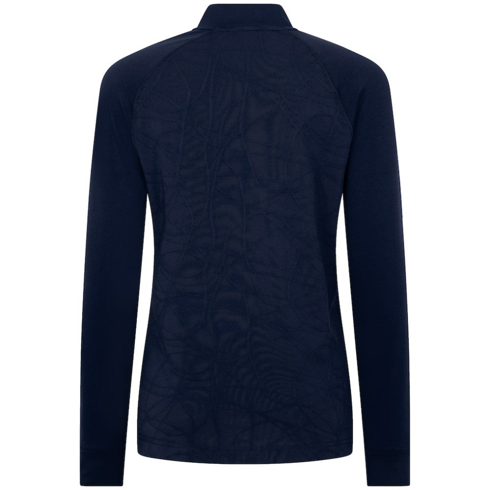 Winnipeg Jets Levelwear Women's Amethyst Insignia Core Quarter-Zip Jacket - Navy - NHL 202038768