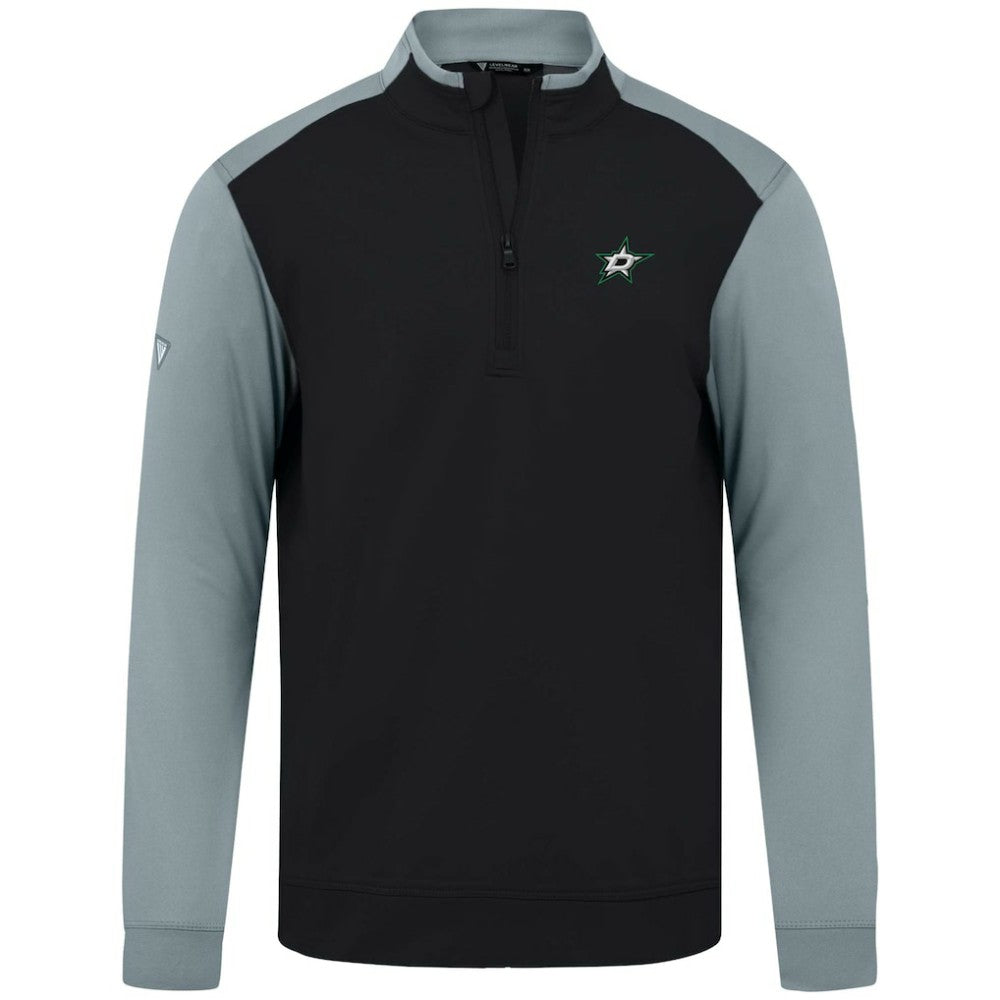 Dallas Stars Levelwear Bayou Insignia Core Quarter-Zip Pullover Top - Black - NHL 202038794