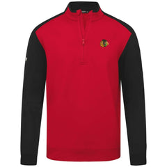Chicago Blackhawks Levelwear Bayou Insignia Core Quarter-Zip Pullover Top - Red - NHL 202038803
