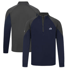 Colorado Avalanche Levelwear Cadet Insignia Core Quarter-Zip Pullover Top - Navy - NHL 202038820