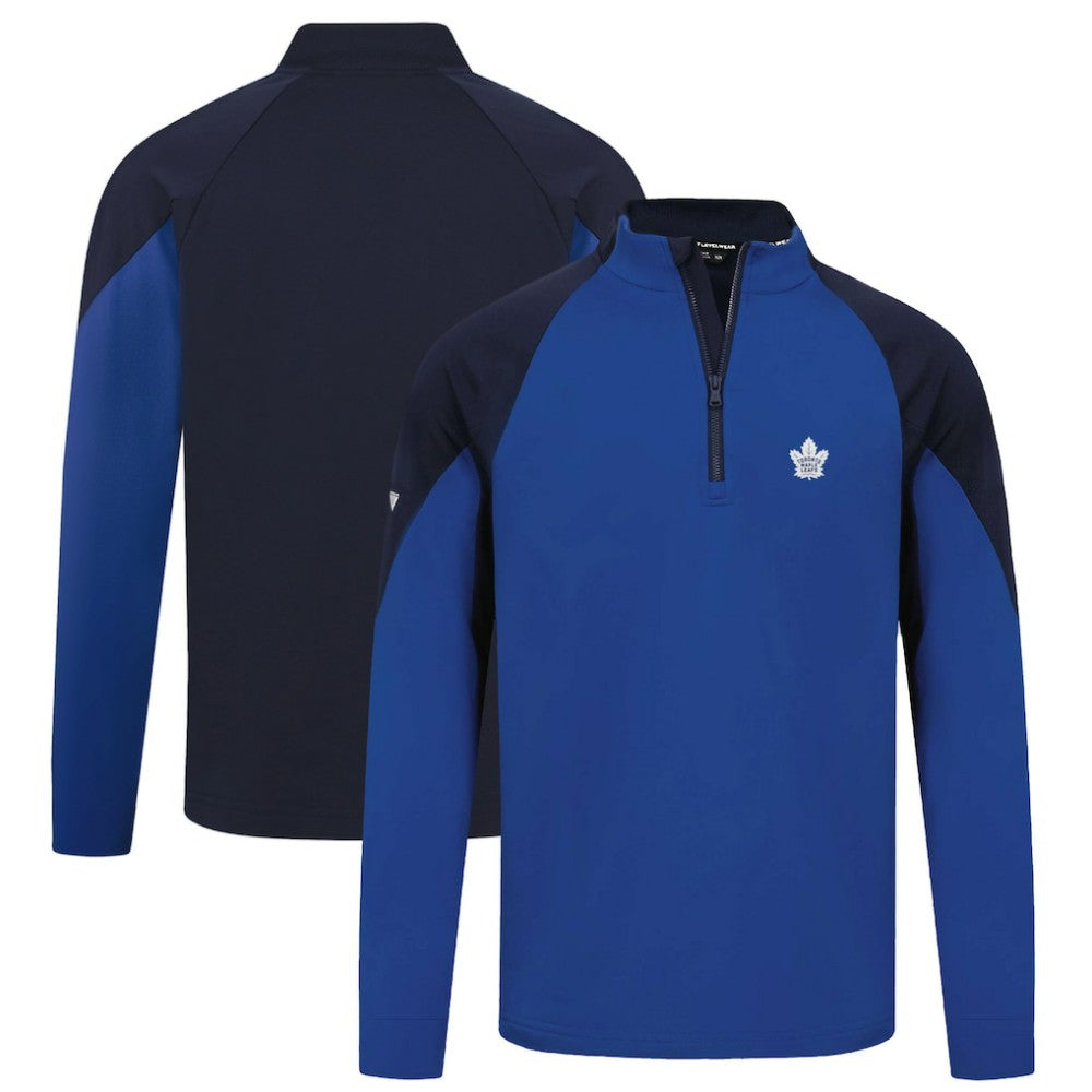 Toronto Maple Leafs Levelwear Cadet Insignia Core Quarter-Zip Pullover Top - Blue - NHL 202038843