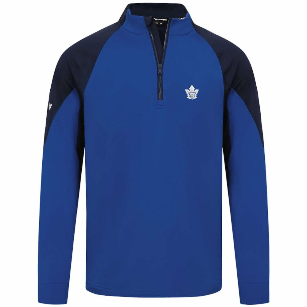 Toronto Maple Leafs Levelwear Cadet Insignia Core Quarter-Zip Pullover Top - Blue - NHL 202038843