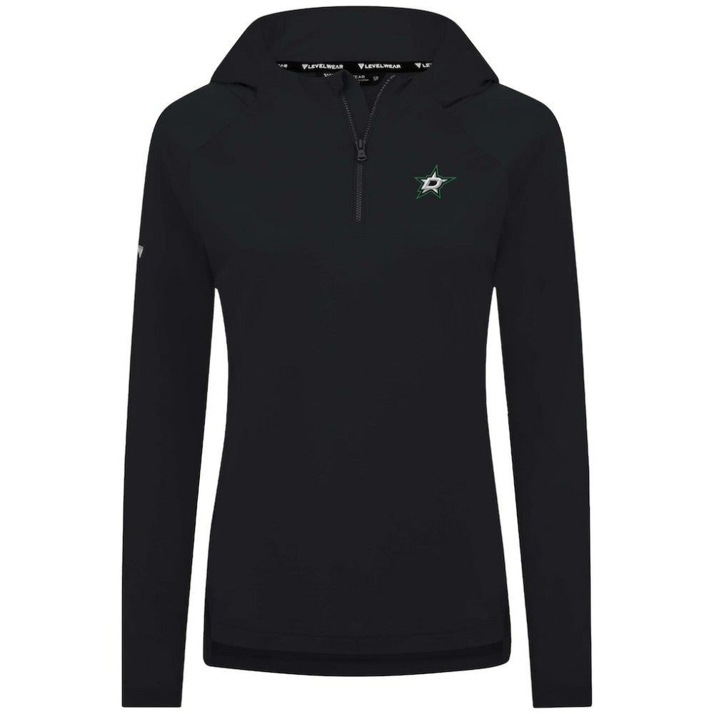 Dallas Stars Levelwear Women's Raven Insignia Core Quarter-Zip Jacket - Black - NHL 202038857