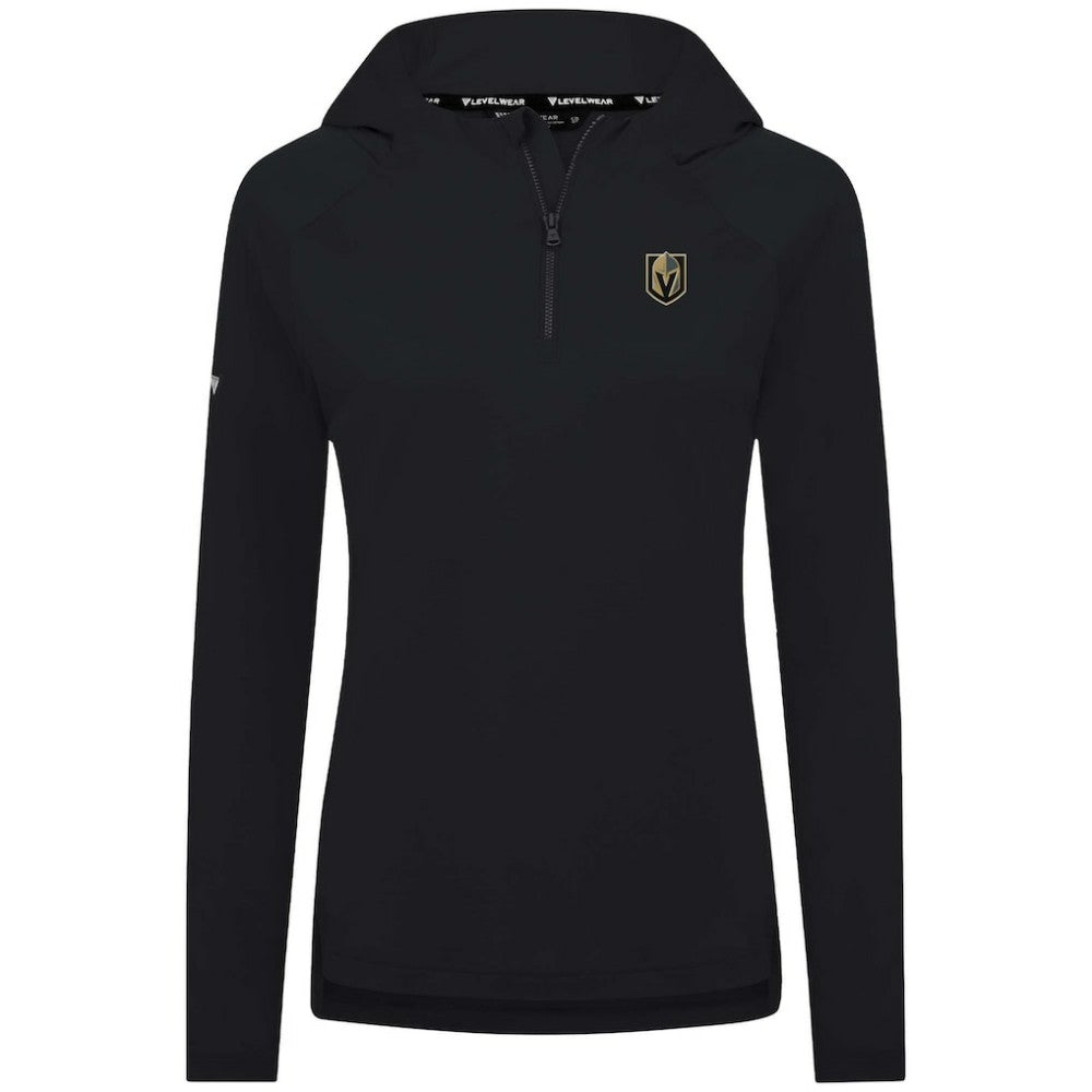 Vegas Golden Knights Levelwear Women's Raven Insignia Core Quarter-Zip Jacket - Black - NHL 202038861