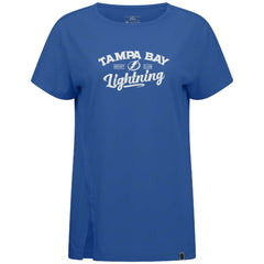 Tampa Bay Lightning Levelwear Women's Influx Ice Wall T-Shirt - Blue - NHL 202038884