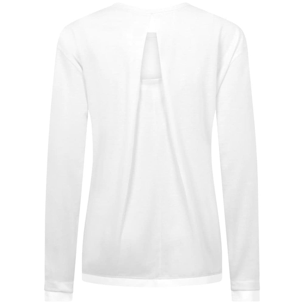 Colorado Avalanche Levelwear Women's Sequoia Primary Logo Long Sleeve T-Shirt - White - NHL 202038913
