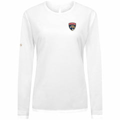 Florida Panthers Levelwear Women's Sequoia Primary Logo Long Sleeve T-Shirt - White - NHL 202038916