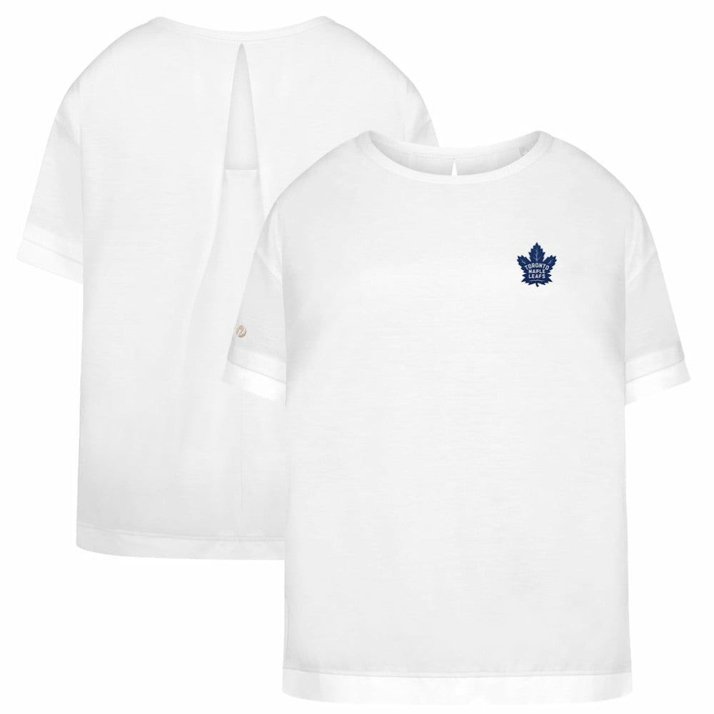 Toronto Maple Leafs Levelwear Women's Tulip Primary Logo T-Shirt - White - NHL 202038941