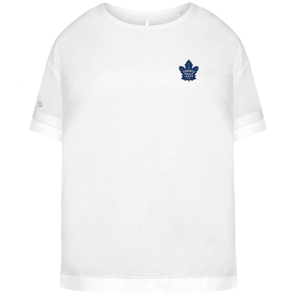 Toronto Maple Leafs Levelwear Women's Tulip Primary Logo T-Shirt - White - NHL 202038941