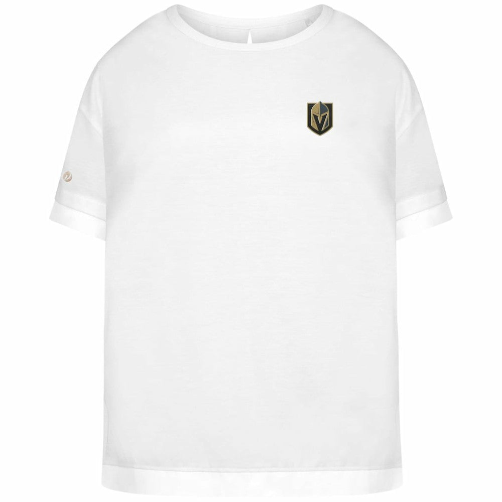 Vegas Golden Knights Levelwear Women's Tulip Primary Logo T-Shirt - White - NHL 202038966