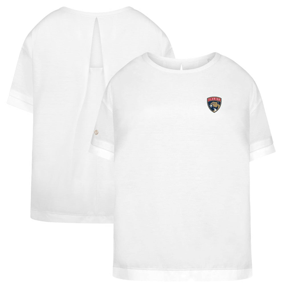 Florida Panthers Levelwear Women's Tulip Primary Logo T-Shirt - White - NHL 202038967