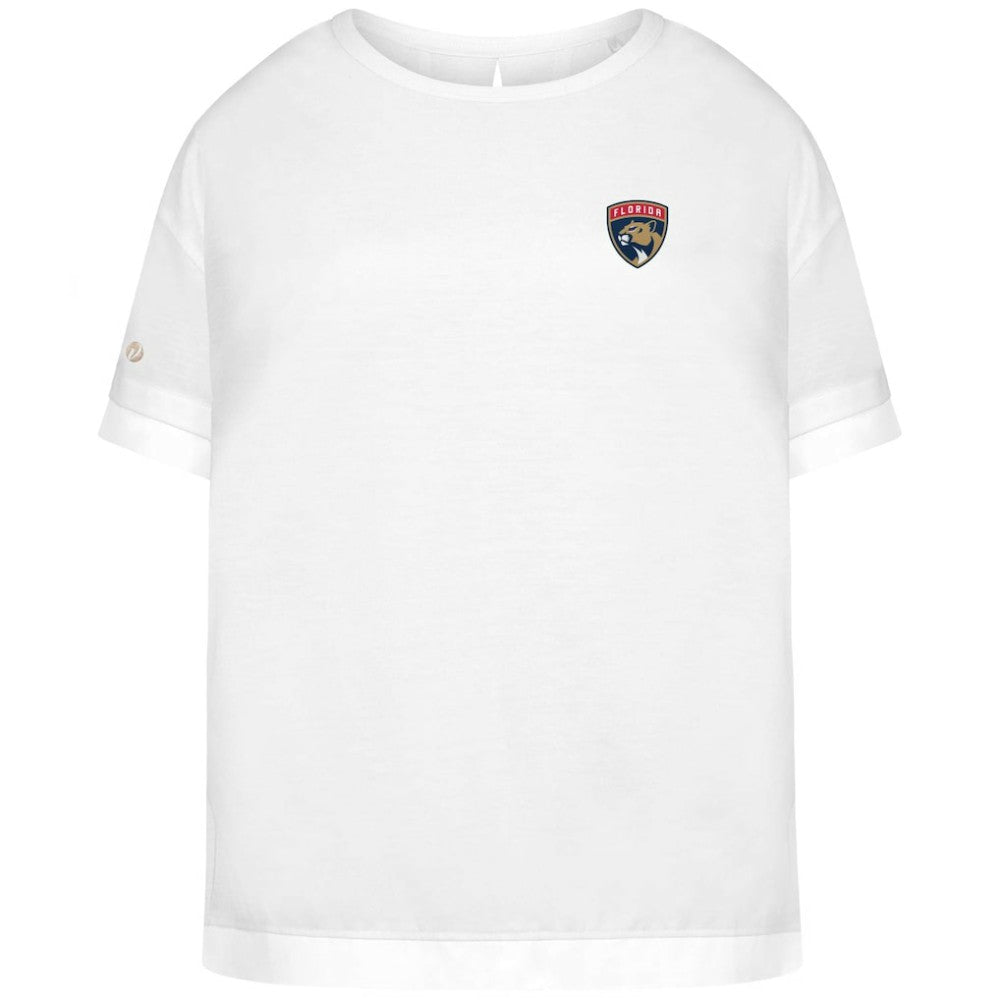 Florida Panthers Levelwear Women's Tulip Primary Logo T-Shirt - White - NHL 202038967