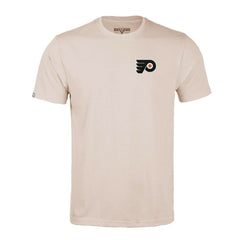 Philadelphia Flyers Levelwear Richmond Stained Glass T-Shirt - Khaki - NHL 202038969