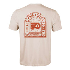 Philadelphia Flyers Levelwear Richmond Stained Glass T-Shirt - Khaki - NHL 202038969