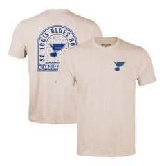 St. Louis Blues Levelwear Richmond Stained Glass T-Shirt - Khaki - NHL 202038973