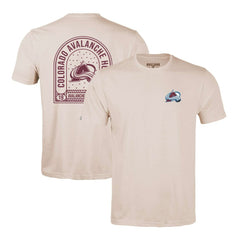 Colorado Avalanche Levelwear Richmond Stained Glass T-Shirt - Khaki - NHL 202038974