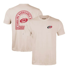 Carolina Hurricanes Levelwear Richmond Stained Glass T-Shirt - Khaki - NHL 202038976