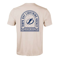 Tampa Bay Lightning Levelwear Richmond Stained Glass T-Shirt - Khaki - NHL 202038978