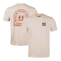 Anaheim Ducks Levelwear Richmond Stained Glass T-Shirt - Khaki - NHL 202038984