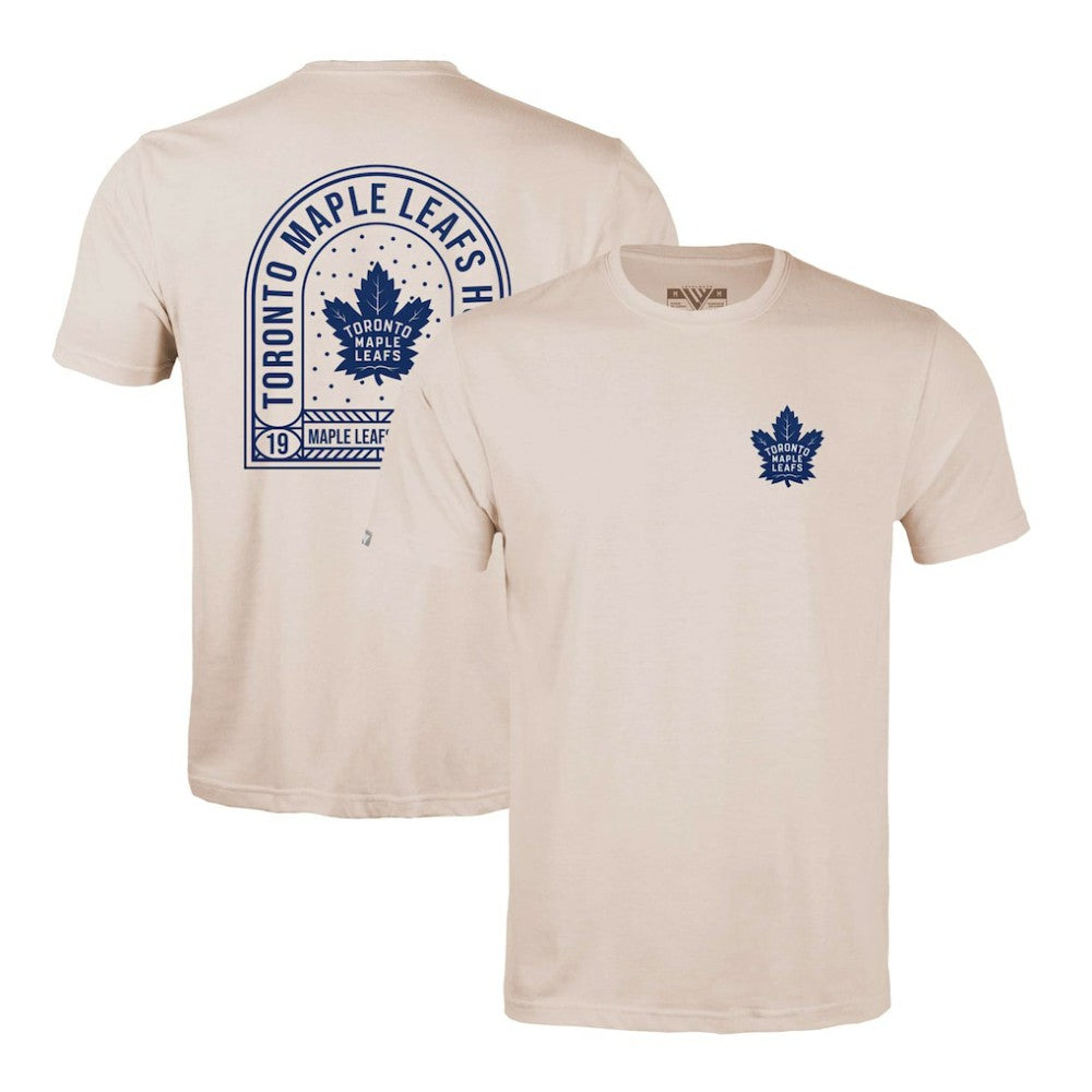 Toronto Maple Leafs Levelwear Richmond Stained Glass T-Shirt - Khaki - NHL 202038992