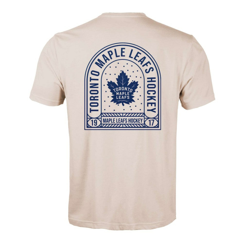 Toronto Maple Leafs Levelwear Richmond Stained Glass T-Shirt - Khaki - NHL 202038992